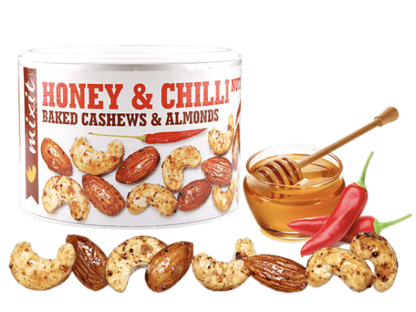 Oříšky z pece - med a chilli, Mixit