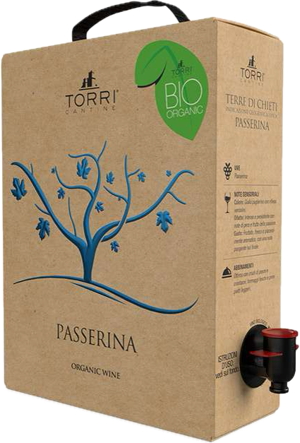 Passerina Bio organic, bílé suché 3 L, Torri Cantine