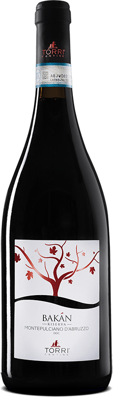 Bakán Montepulciano d’Abruzzo DOC Reserva Bio, Torri Cantine